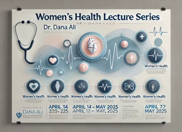DALL·E 2025-03-19 00.32.45 - A professional and elegant wide-format event banner for a medical lecture series on women's health. The design should have a modern, clean aesthetic w